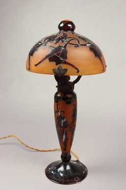 Art Deco | Art Revival Lampe Aux Kalanchoe - Le Verre Francais