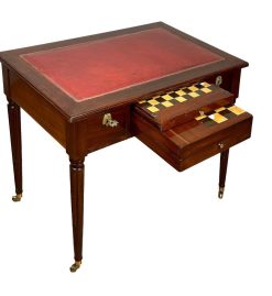 Louis Xvi | Sérignan Antiquités Petit Bureau De Boudoir A Evolution, De Jeux D'Epoque Louis Xvi Vers 1780