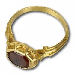 Bijouterie, Joaillerie | Matthew Holder Bague Renaissance En Or Avec Un Grenat Hessonite