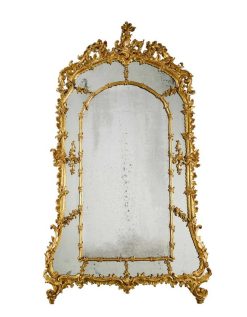 Miroirs, Trumeaux | Galerie Sylvain Levy Alban Grand Miroir Italien Rococo A Parecloses Vers 1750