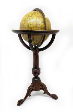 Collections | Subert Paire De Globes En Miniature. Lane, Londres Post 1833, Ante1858