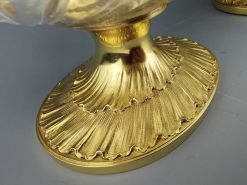 Argenterie Et Orfevrerie | L'orfèvrerie lyonnaise Odiot - Paire De Carafes En Cristal Taille Et Vermeil