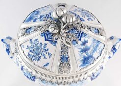 Louis Xv | Baptiste Jamez Delft, C.1759 - Terrine D'Epoque Louis Xv Montee D'Argent Massif (Paulus Van Der Burch)