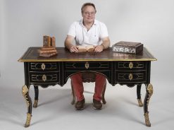 Regence | Galerie Gilles Linossier Bureau D'Epoque Regence En Ebene