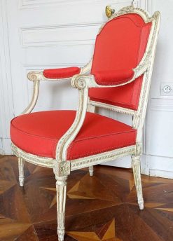 Louis Xvi | GSLR Antiques Paire De Fauteuils A La Reine D'Epoque Louis Xvi Estampilles Dupain