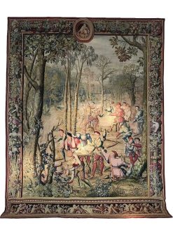 Tapisserie & Tapis | Galerie Pellat de Villedon Tapisserie De La Manufacture Royale Des Gobelins Commandee Par Louis Xiv