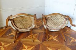 Louis Xv | GSLR Antiques Paire De Fauteuils Cannes Louis Xv - Estampille Sulpice Brizard