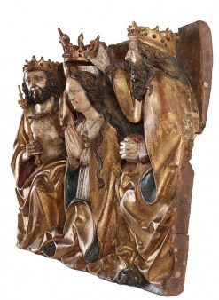 Xvie Siecle Et Avant | Jan Muller Le Couronnement De La Vierge - Altenburg En Thuringen. Vers 1500