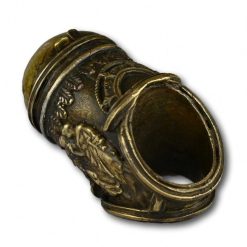 Bijouterie, Joaillerie | Matthew Holder Bague A Gant Renaissance En Bronze Ornee D'Un Encrier, Italie 16E /17E Siecle