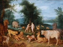 Louis Xiii | Galerie Nicolas Lenté Adam Et Eve Au Paradis, Atelier De Jan Brueghel Le Jeune (1601-1678)