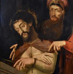 Louis Xiii | Antichità Castelbarco Ecce Homo Avec Ponce Pilate, Ecole Flamande Du 16E Siecle