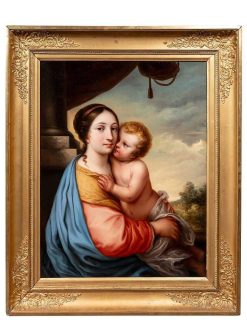 Louis-Philippe | Galerie Magdeleine Amelie Legrand De Saint-Aubin (1797 1878) - La Vierge Et L'Enfant-Jesus