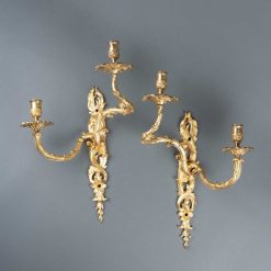 Regence | Franck Baptiste Paris Paire D'Appliques En Bronze Dore , Paris Vers 1730