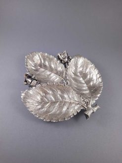 Argenterie Et Orfevrerie | Alexis Allegro Buccellati - Coupelle Feuilles En Argent Massif