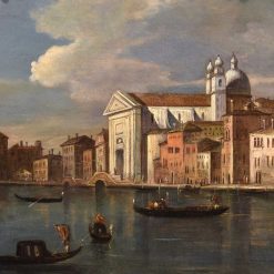 Louis Xvi | Antichità Castelbarco Giacomo Guardi (1764 - 1835), Vue De Venise Avec Le Canal De La Giudecca Et L'Eglise Des Gesuati