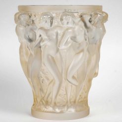 Art Deco | BG Arts Lalique France D'Apres Rene Lalique - Vase Bacchantes