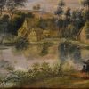 Louis Xiii | Antichità Castelbarco Lucas Van Uden (1595 - 1673) Paysage De Colline Avec Etang