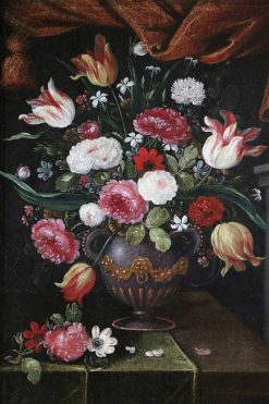 Louis Xiii | Galerie PhC Andries Daniels (1580 1640) Et Atelier - Riche Bouquet De Fleurs Dans Un Vase