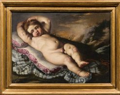 Nouveautes | Cantore Galleria Antiquaria Bernardino Mei (1612- 1676) Putto Endormi Avec Une Abeille