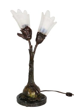 Art Nouveau | Galerie Lauretta Lampe En Bronze Art Nouveau Ludwig Beck 1895