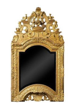 Miroirs, Trumeaux | Galerie Wanecq Miroir En Bois Sculpte Et Dore D'Epoque Louis Xiv