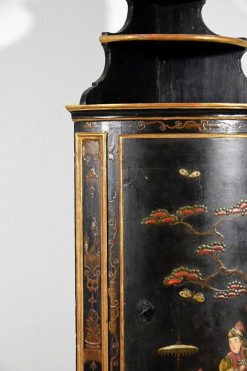 Louis Xv | Brozzetti Antichità Paire D'Encoignures En Bois Laque A Decor De Chinoiserie, Italie Milieu Du Xviiie Siecle