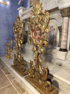 Art Sacre, Objets Religieux | Le jardin des Moines Grande Paire De Monstrances Reliquaire Du Xviiie Siecle