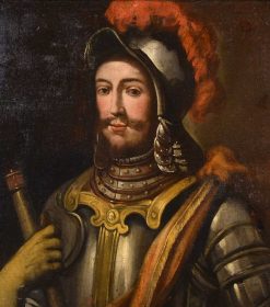 Louis Xiii | Antichità Castelbarco Portrait D'Un Chevalier En Armure - Peintre Lombard Du Xviie Siecle