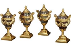 Objet De Decoration | Kollenburg Antiquairs Quatre Vases En Marbre Montes D'Epoque Louis Xvi, Circa 1775