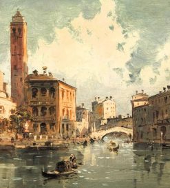 Napoleon Iii | Romano Ischia Venise, Le Grand Canal A Cannaregio - Giuseppe Riva (1834-1916)