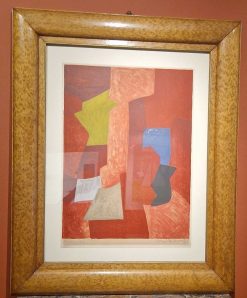 Gravures Anciennes | Castellino Fine Arts Composition Rouge, Jaune Et Bleu 1957 - Serge Poliakoff (1906 - 1969)