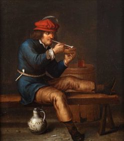 Xviie Siecle | Jan Muller Le Fumeur De Pipe - Edward Collier (1642-1707)