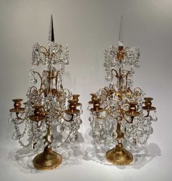 Nouveautes | Robin Kowalski Antiques Paire De Girandoles Napoleon Iii A Six Bras De Lumieres