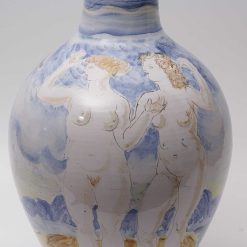 Annees 50-60 | Galerie Latham Enlevement D'Europe Grand Vase En Faience De Pierre Roulot