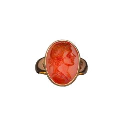 Bijouterie, Joaillerie | Emmanuel Soubielle Works of Art Bague En Or Et Intaille Cornaline A L'Antique