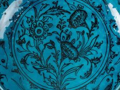 Ceramiques, Porcelaines | Galerie Delage Plat Perse A Motifs De Tulipes Et De Poissons