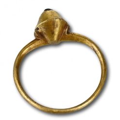 Bijouterie, Joaillerie | Matthew Holder Bague Etrier Medievale Sertie D'Un Grenat Cabochon, Angleterre 13E/14E Siecle