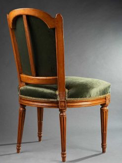 Louis Xvi | Galerie Delage Paire De Chaises Par Jean-Rene Nadal