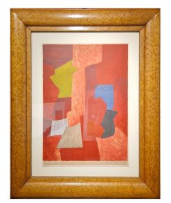 Gravures Anciennes | Castellino Fine Arts Composition Rouge, Jaune Et Bleu 1957 - Serge Poliakoff (1906 - 1969)