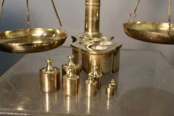 Materiaux & Architecture | Jean-Yves Buhard Balance De Boucher En Bronze Et Laiton A Double Balancier Fin Xixe Debut Xxe