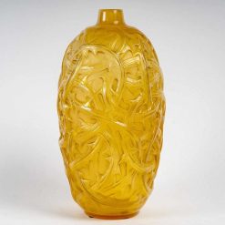 Art Nouveau | BG Arts 1921 Rene Lalique - Vase Ronces Jaune