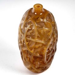 Art Nouveau | BG Arts 1921 Rene Lalique - Vase Ronces Butterscotch