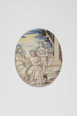 Xviiie Siecle | Subert Six Ambrogette (Plaques) En Faience, Antonio Africa Pavie (1693-1704)