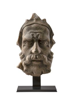 Sculpture | Desmet Galerie Tete D'Un Homme Barbu, Nord De L'Italie Xive - Xve Siecle