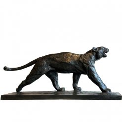 Sculpture | Galerie Paris Manaus Thierry Van Ryswyck (1911-1958) -Tigre Feulant