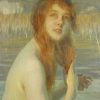 Art Nouveau | Art Revival Nymphe Au Bain - Paul Emile Chabas (1869-1937).