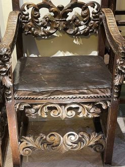 Louis Xiii | La Crédence Tres Grande Paire De Fauteuils , Italie Toscane 17E Siecle