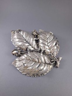 Argenterie Et Orfevrerie | Alexis Allegro Buccellati - Coupelle Feuilles En Argent Massif