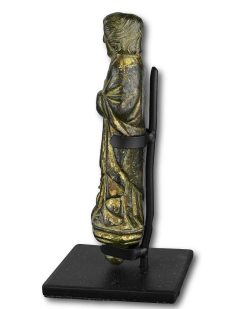 Art Sacre, Objets Religieux | Matthew Holder Figure En Bronze De Saint Jean L'Evangeliste, Xve Siecle