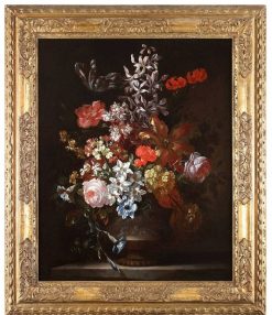 Xviie Siecle | Jan Muller Fleurs Dans Un Vase En Pierre - Jean Baptiste Monnoyer (1636 - 1699)